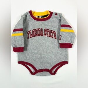 VINTAGE STARTER Florida State Seminoles Bodysuit 3-6 Months 90s Sporty